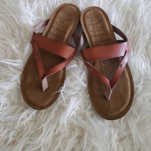 Dark Tan flip flop sandal